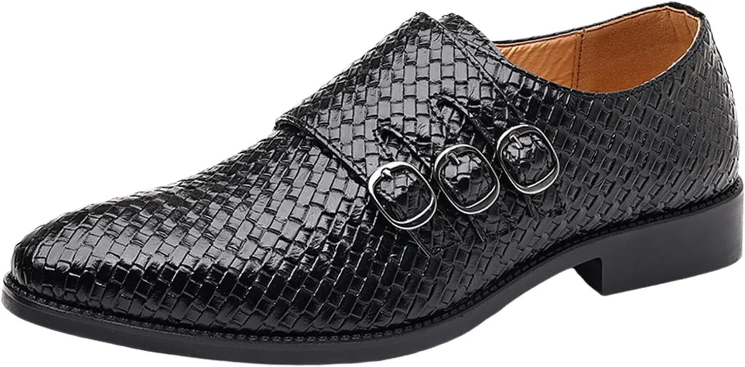 Men's Business Attire Casual Shoes British Pointed Solid Color Lace Up Leather Shoes Mens Casual Shoes 10