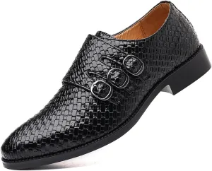 Men's Business Attire Casual Shoes British Pointed Solid Color Lace Up Leather Shoes Mens Casual Shoes 10