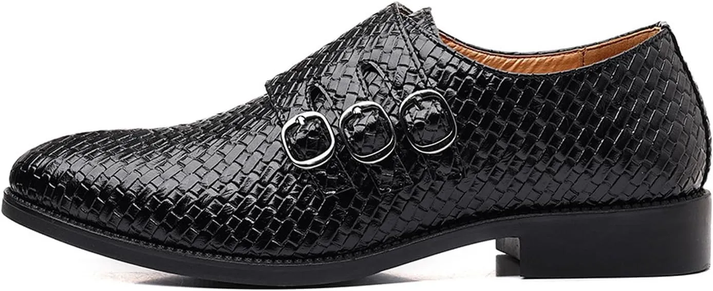 Men's Business Attire Casual Shoes British Pointed Solid Color Lace Up Leather Shoes Mens Casual Shoes 10
