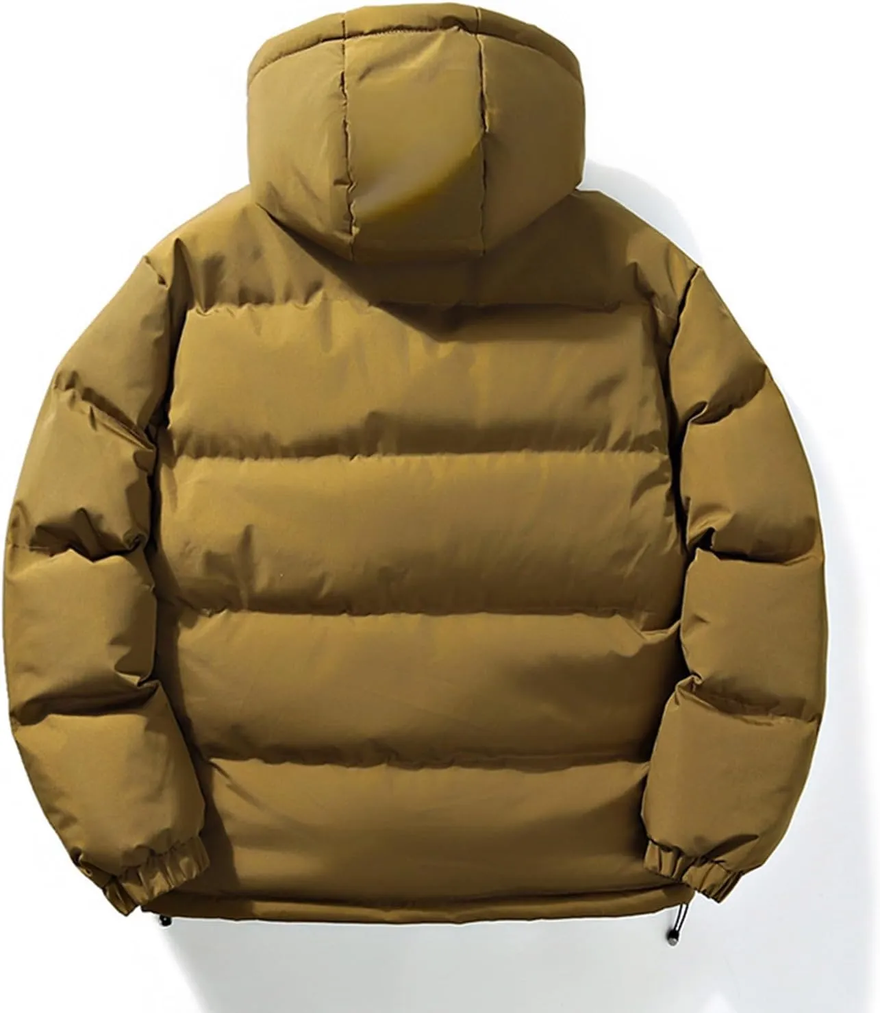 Men's Puffer Jacket Lightweight Warm Winter Coats Water Repellent Windproof Insulated Jacket Zipper Soft Outwear