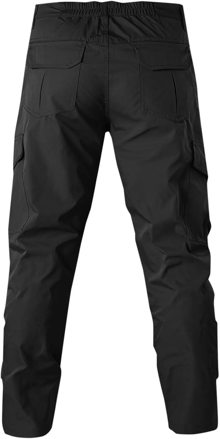 Men's Tactical Pants Multi Pockets Hiking Cargo Pants Stretch Outdoor Excursion Pants Work Motorcycle Trousers