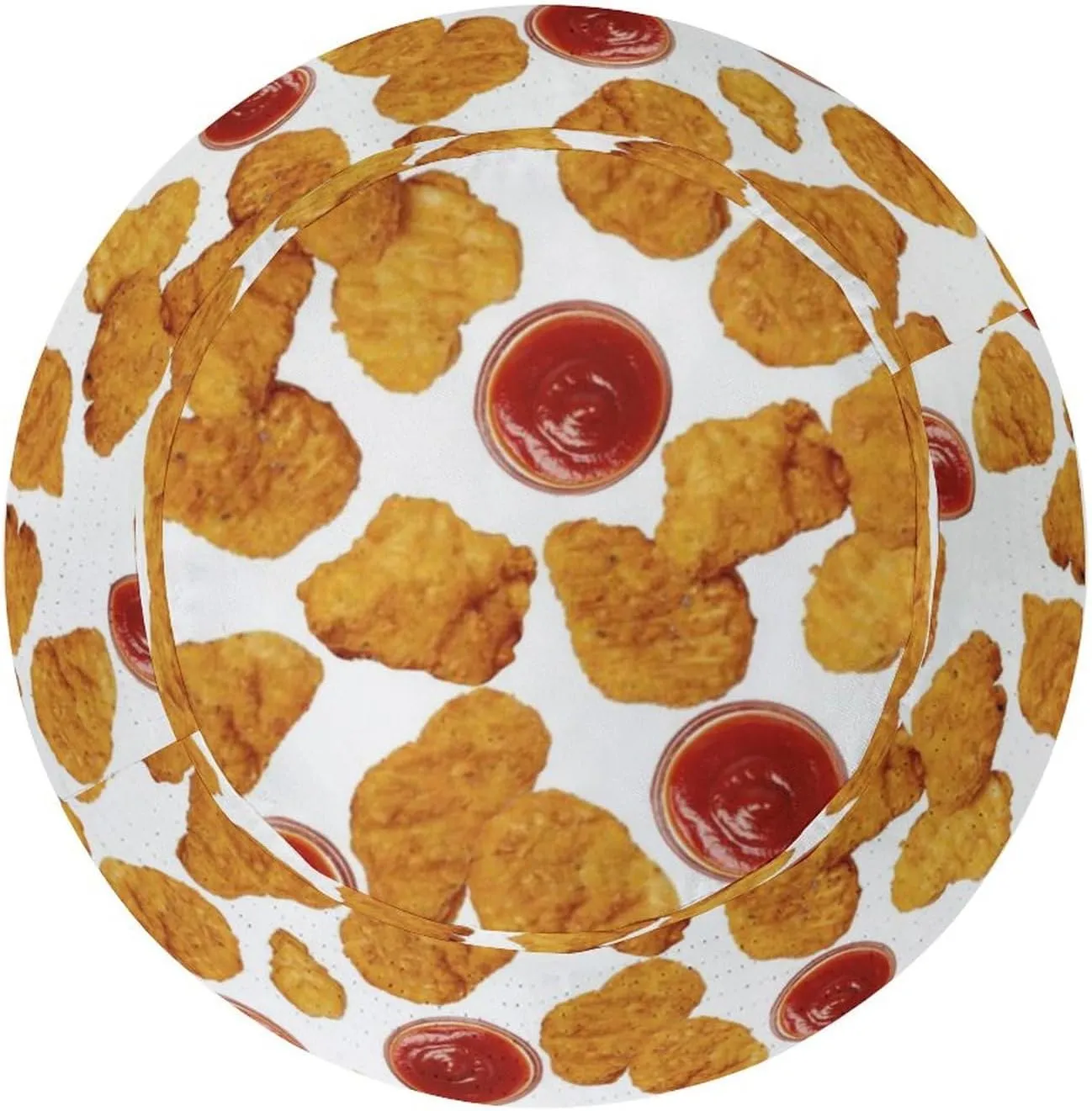 Mercuryelf Chicken Nuggets Bucket Hat Gifts for Men Women, Unisex Packable Sun Cap, Fashion Fisherman Hat Summer Outdoor