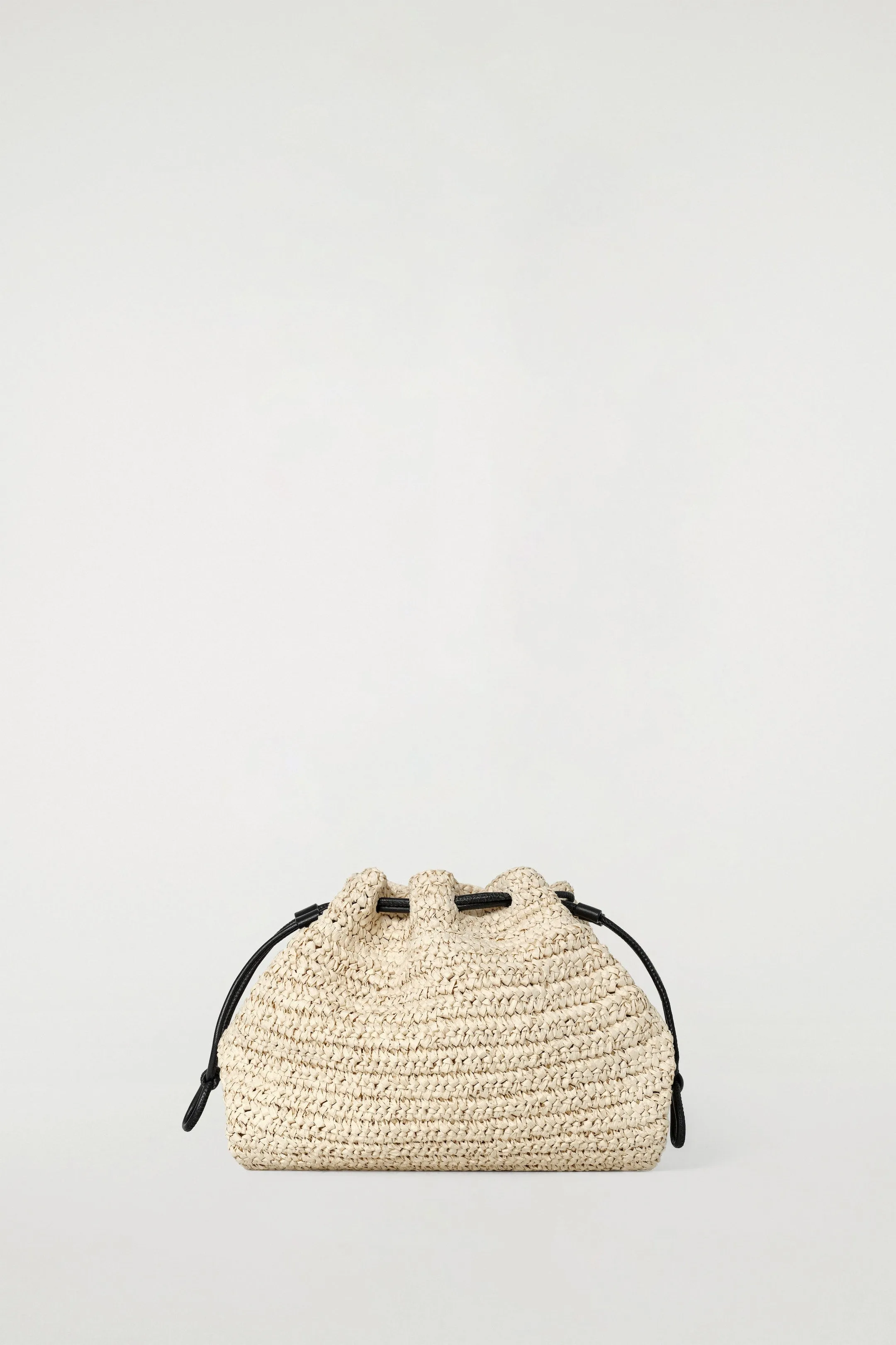 Mini Cavatelli Straw Clutch Bag