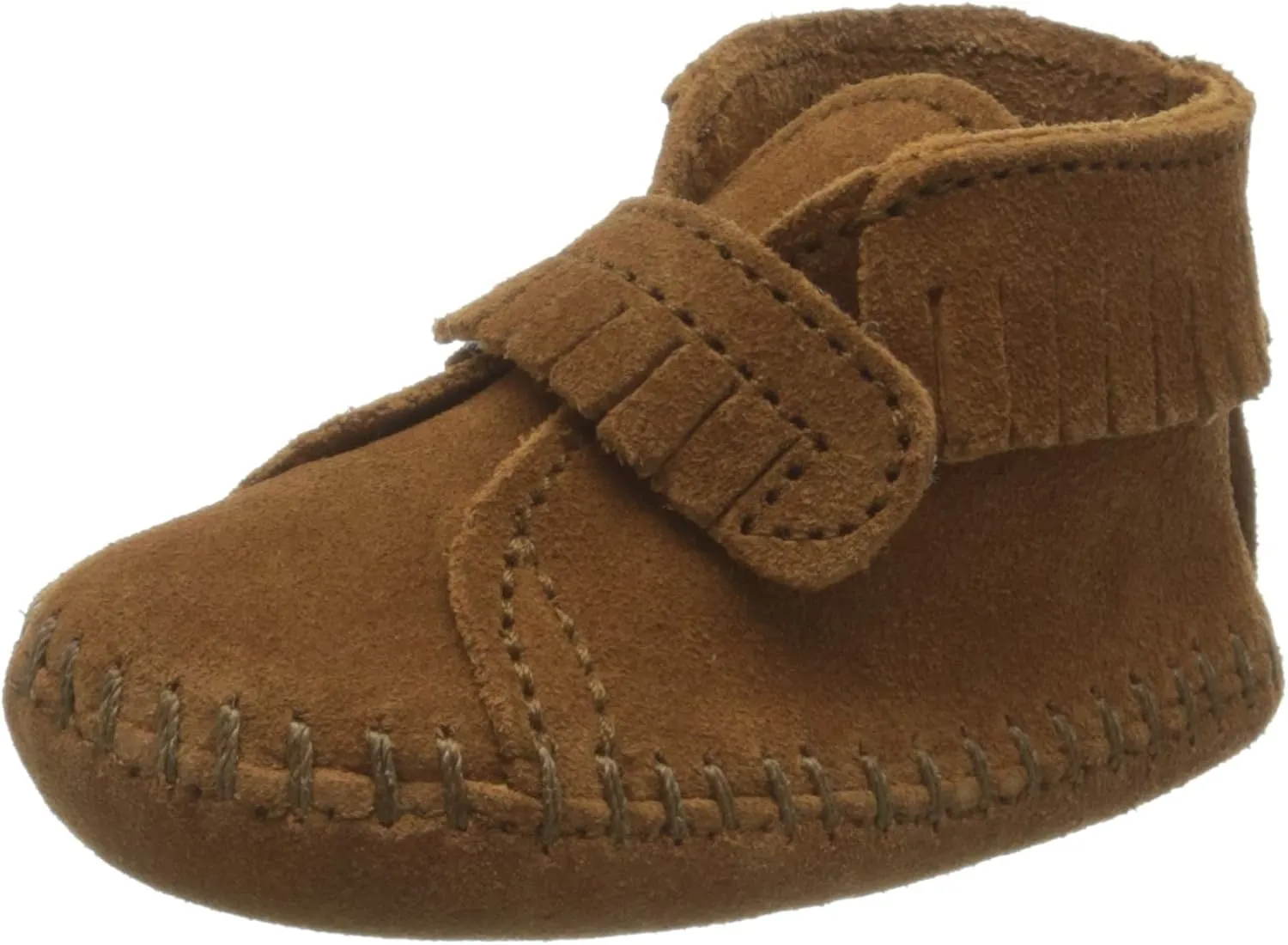Minnetonka Front Strap Bootie (Infant/Toddler)