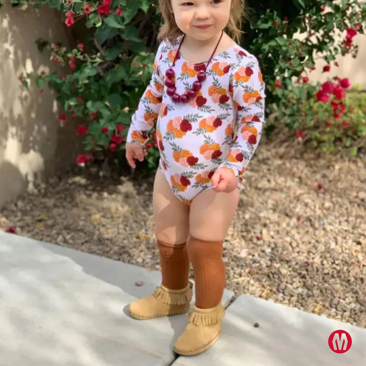 Minnetonka Velcro Back Flap Bootie (Toddler)
