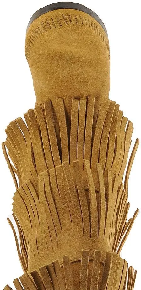 Minnetonka Women's 3-Layer Fringe Boot