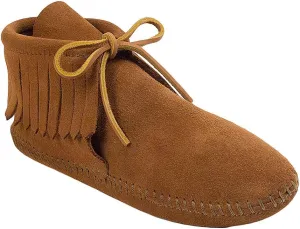 Minnetonka Women's Classic Fringe Boot, Hardsole