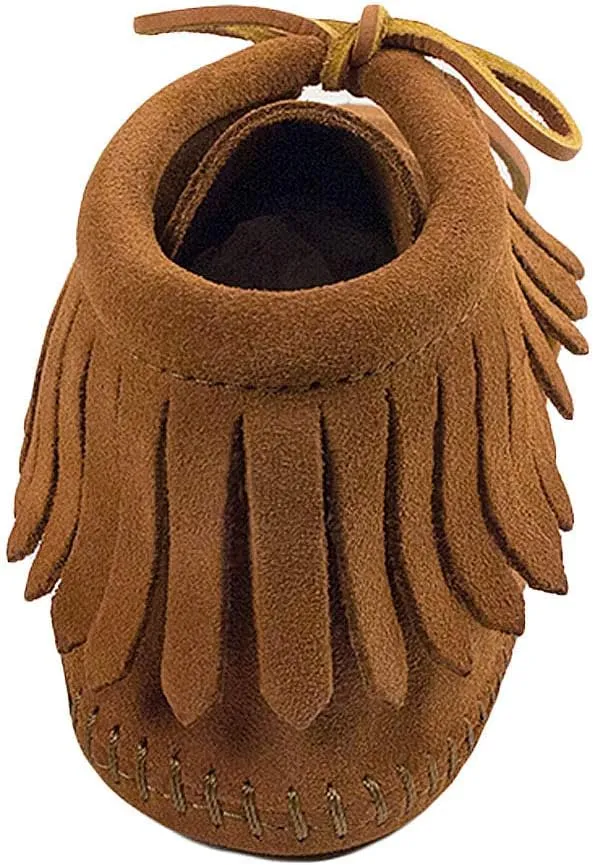 Minnetonka Women's Classic Fringe Boot, Hardsole
