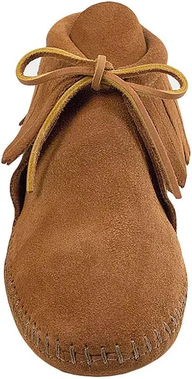 Minnetonka Women's Classic Fringe Boot, Hardsole