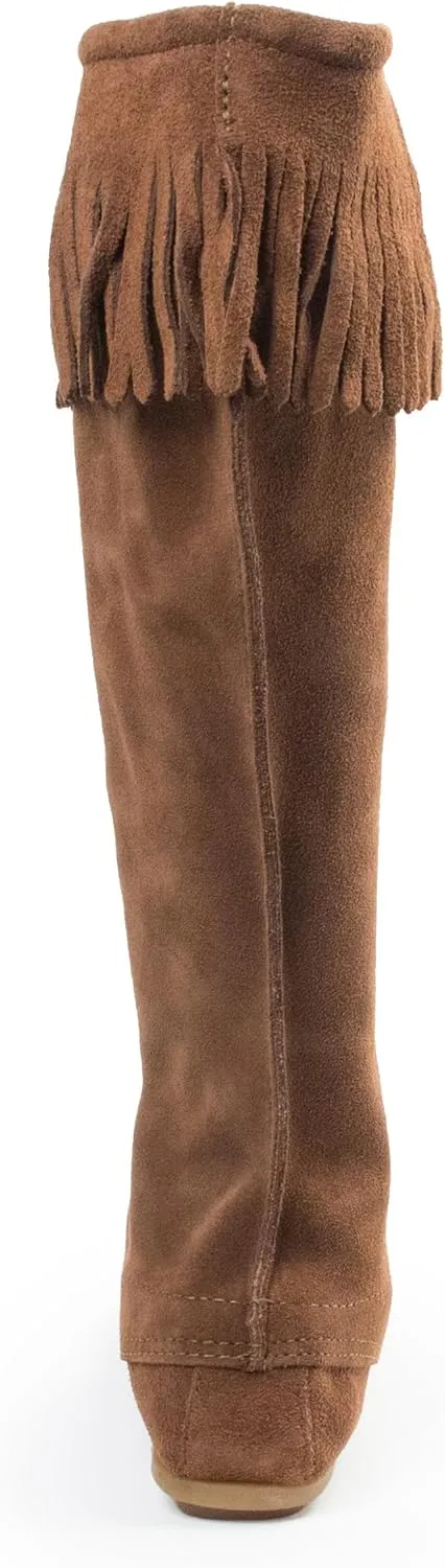 Minnetonka Women's Front Lace Knee High Boots