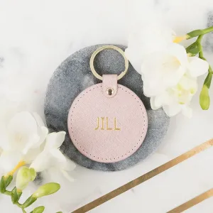 Miss Emily Circle Keyring Rose Gold