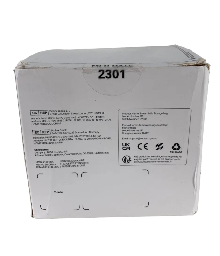 Momcozy Breast Milk Storage Bags 120 Ct