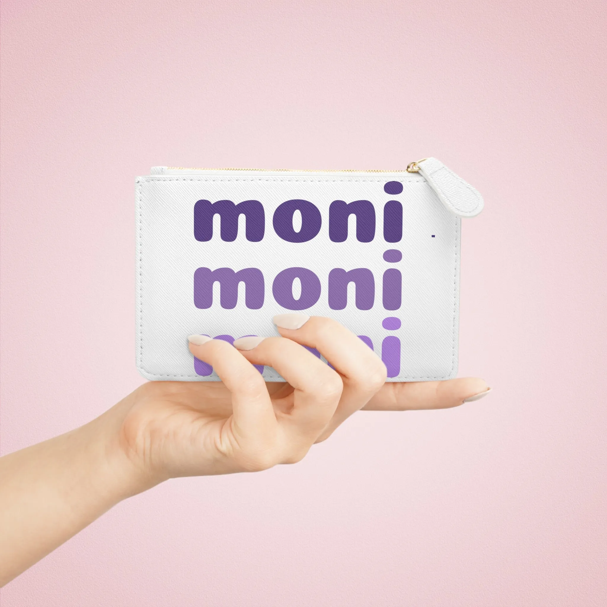 Moni/Money Mini Clutch Bag - purple