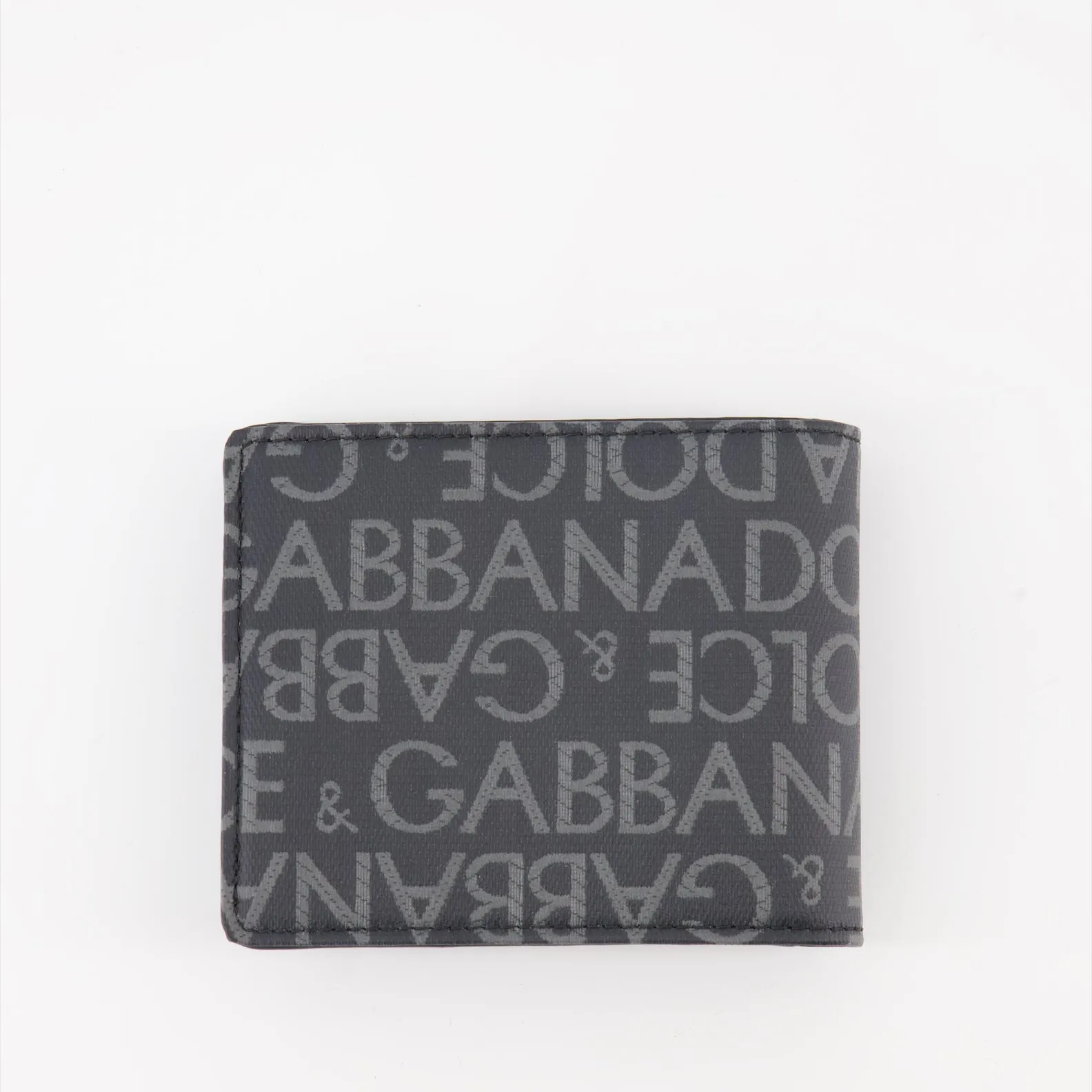 Monogrammed Jacquard Coated Wallet