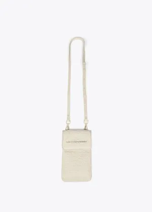Monogrammed mobile phone bag
