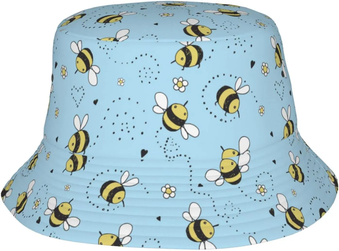 Musical Bucket Hats for Women Summer Sun Beach Travel Outdoor Fishing Cap Unisex Men Bucket Hat