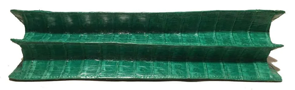 Nancy Gonzalez Green Crocodile Handbag