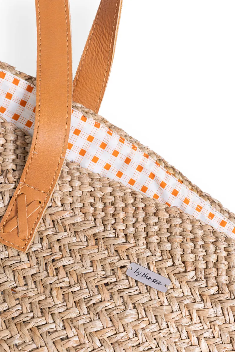 Natural Straw Tote Bag