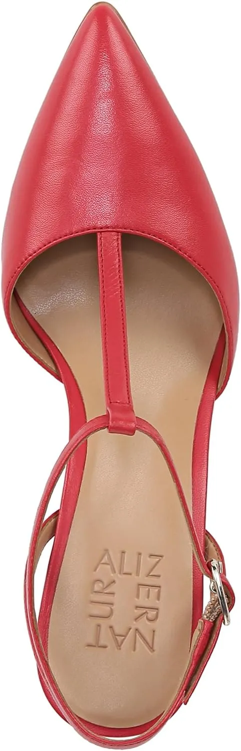 Naturalizer Women's Astrid Pointed Toe T-Strap Pump
