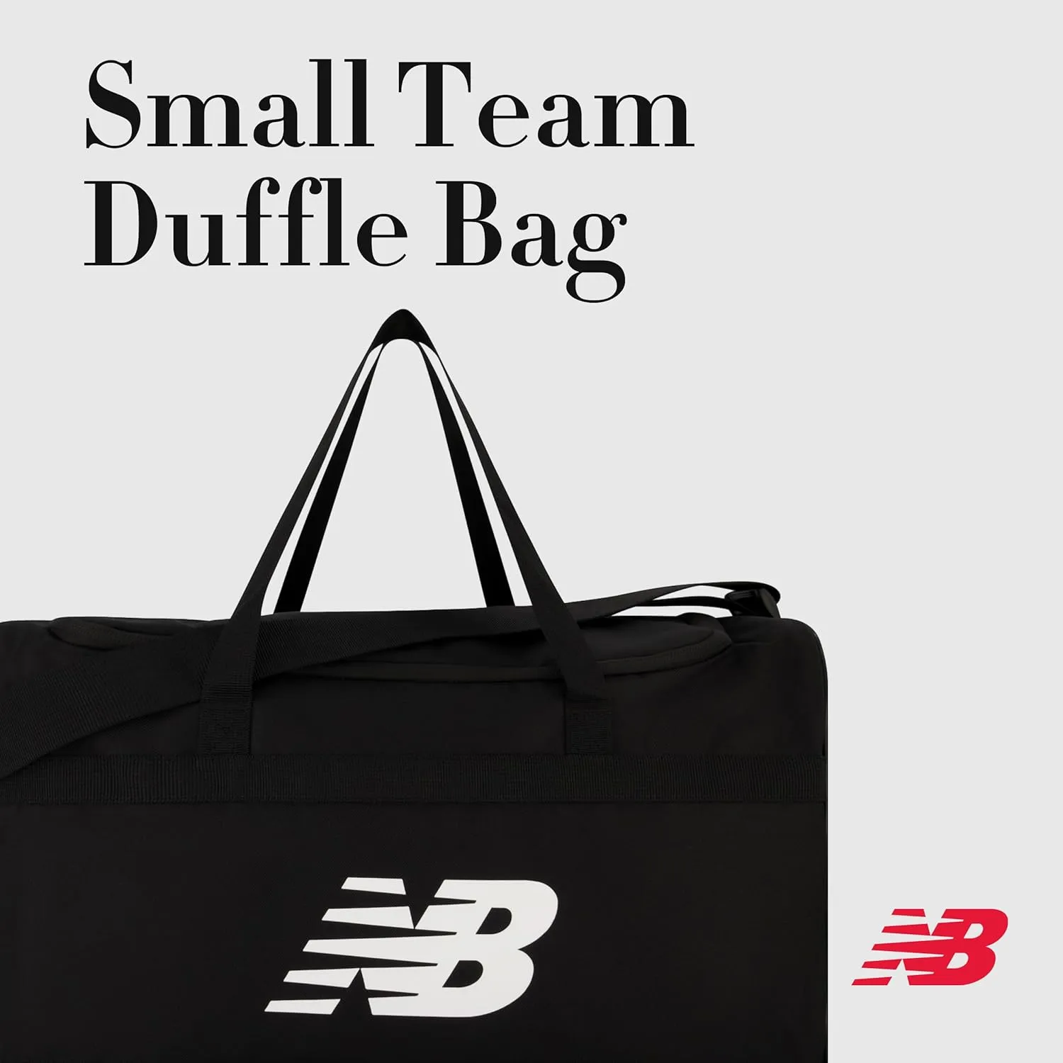 New Balance Duffel Bag, Small Carry On Gym Travel Luggage with Carrier Handles and Adjustable Shoulder Strap