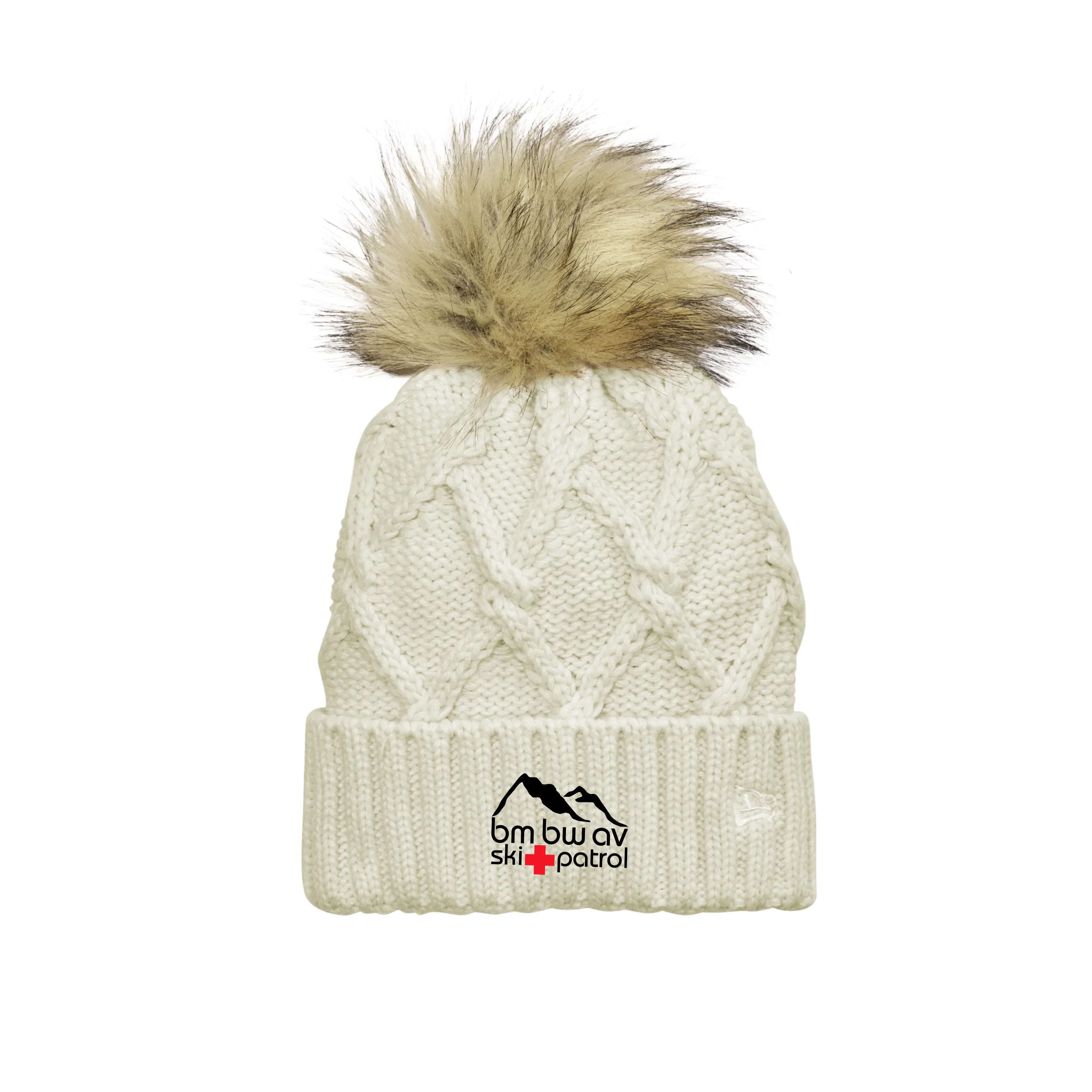 New Era - Faux Fur Pom Beanie. NE911.