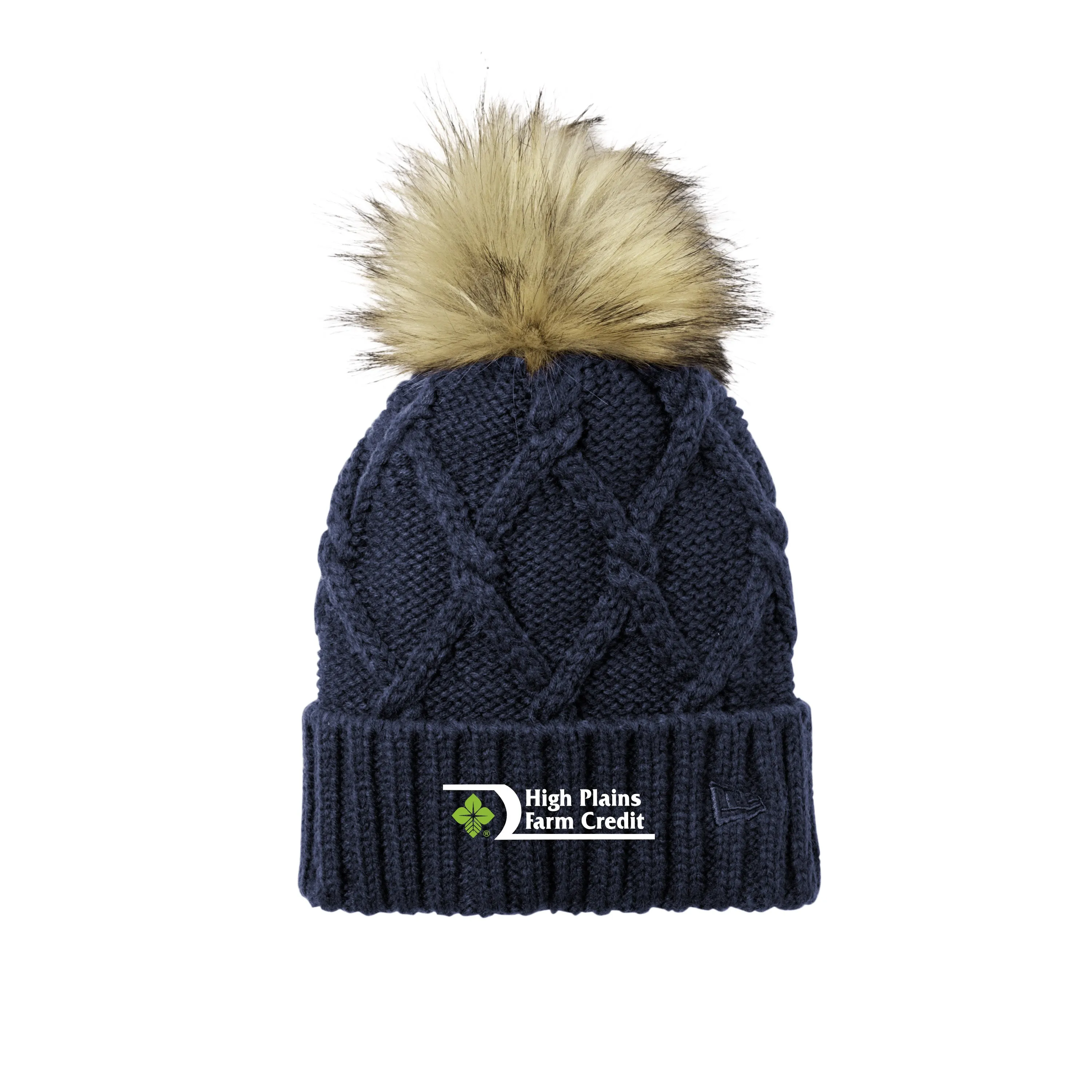 New Era - Faux Fur Pom Beanie. NE911.