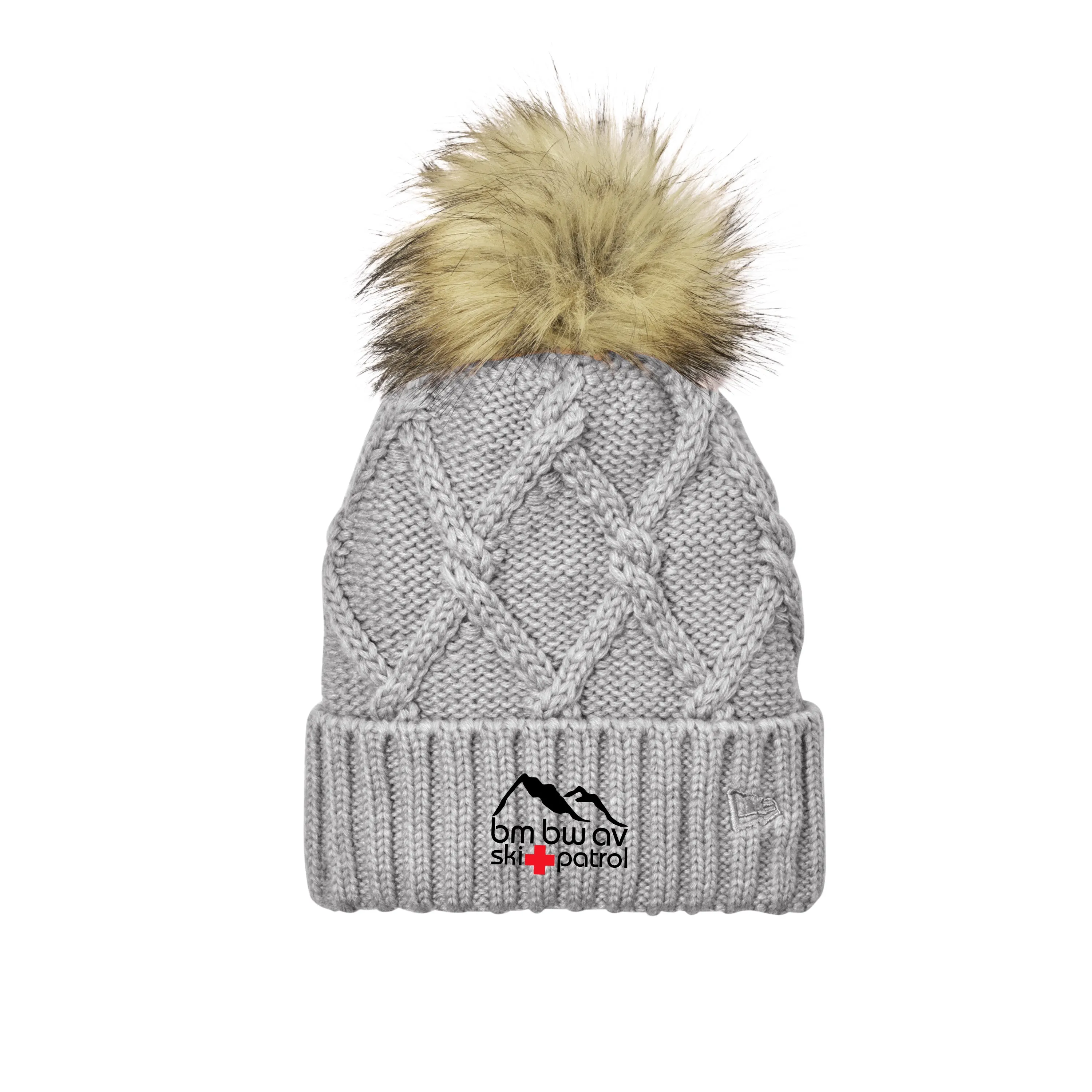 New Era - Faux Fur Pom Beanie. NE911.
