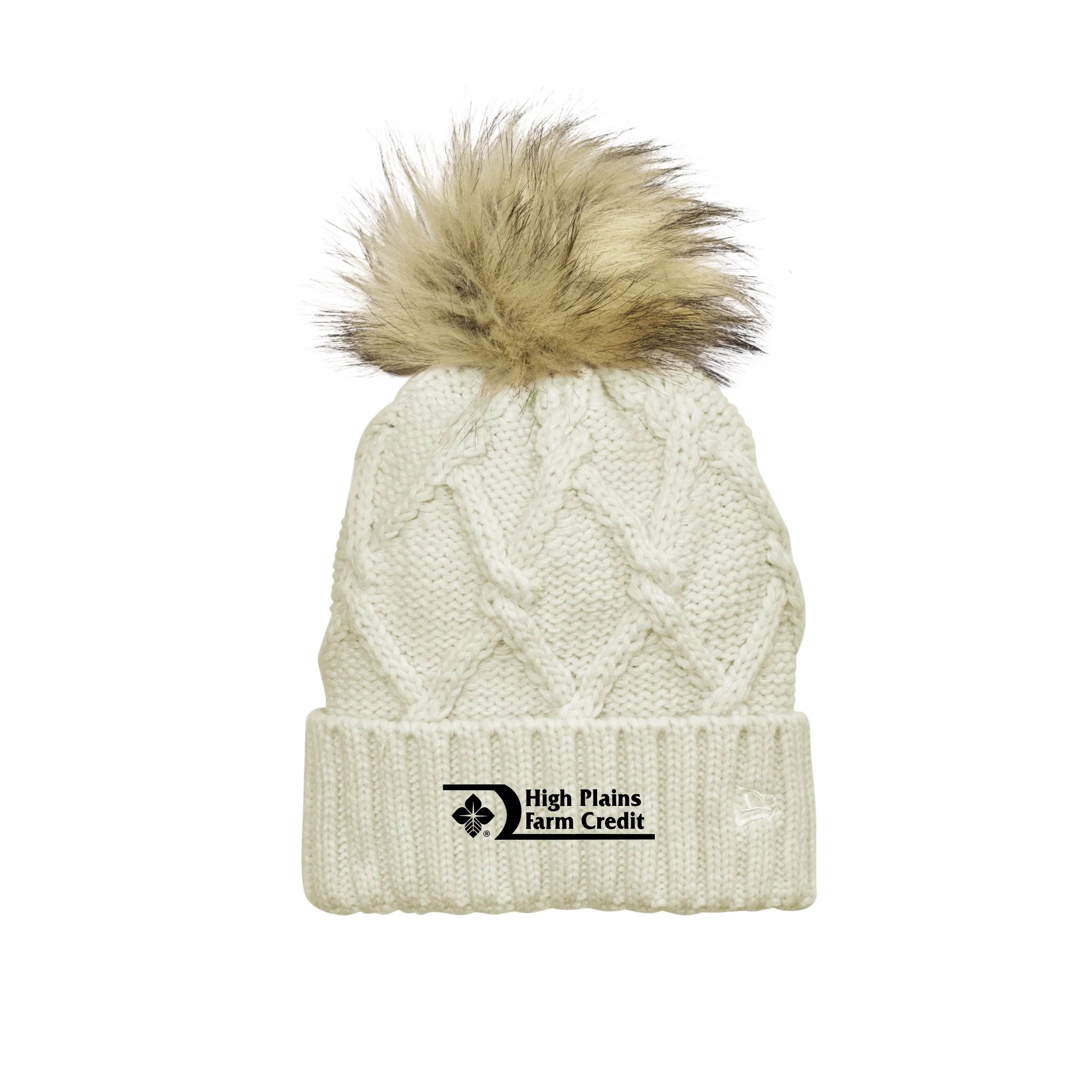 New Era - Faux Fur Pom Beanie. NE911.