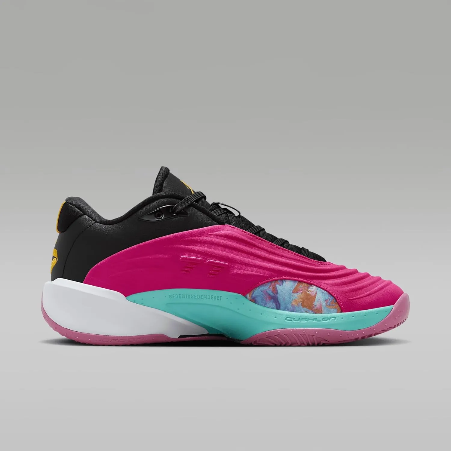 Nike Luka 3 Basketball Shoes (FQ1284-600, Pink Prime/Black/Hyper Jade/University Gold)
