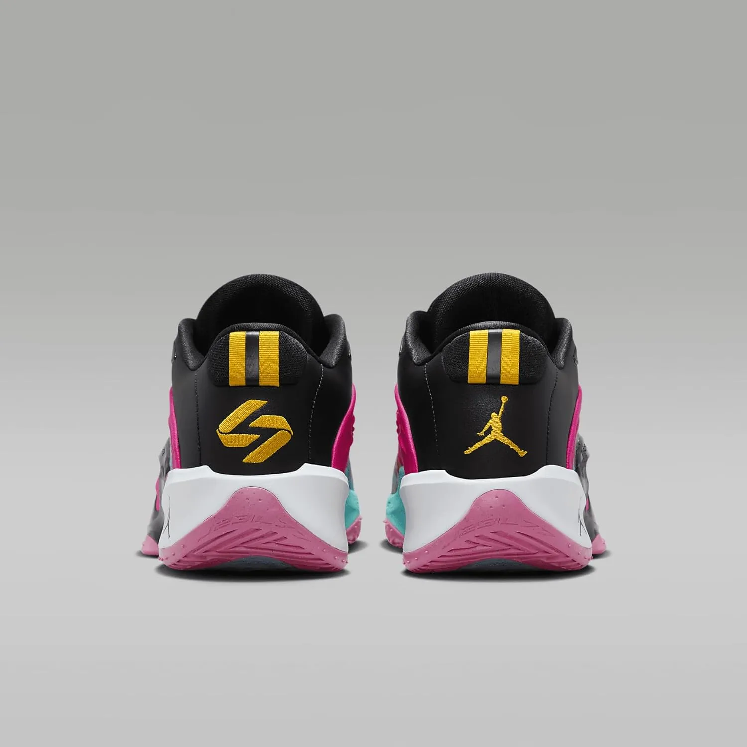 Nike Luka 3 Basketball Shoes (FQ1284-600, Pink Prime/Black/Hyper Jade/University Gold)