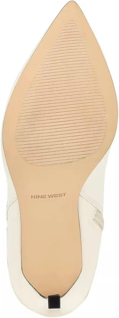 Nine West Women's Tries Heeled Fringe Booties