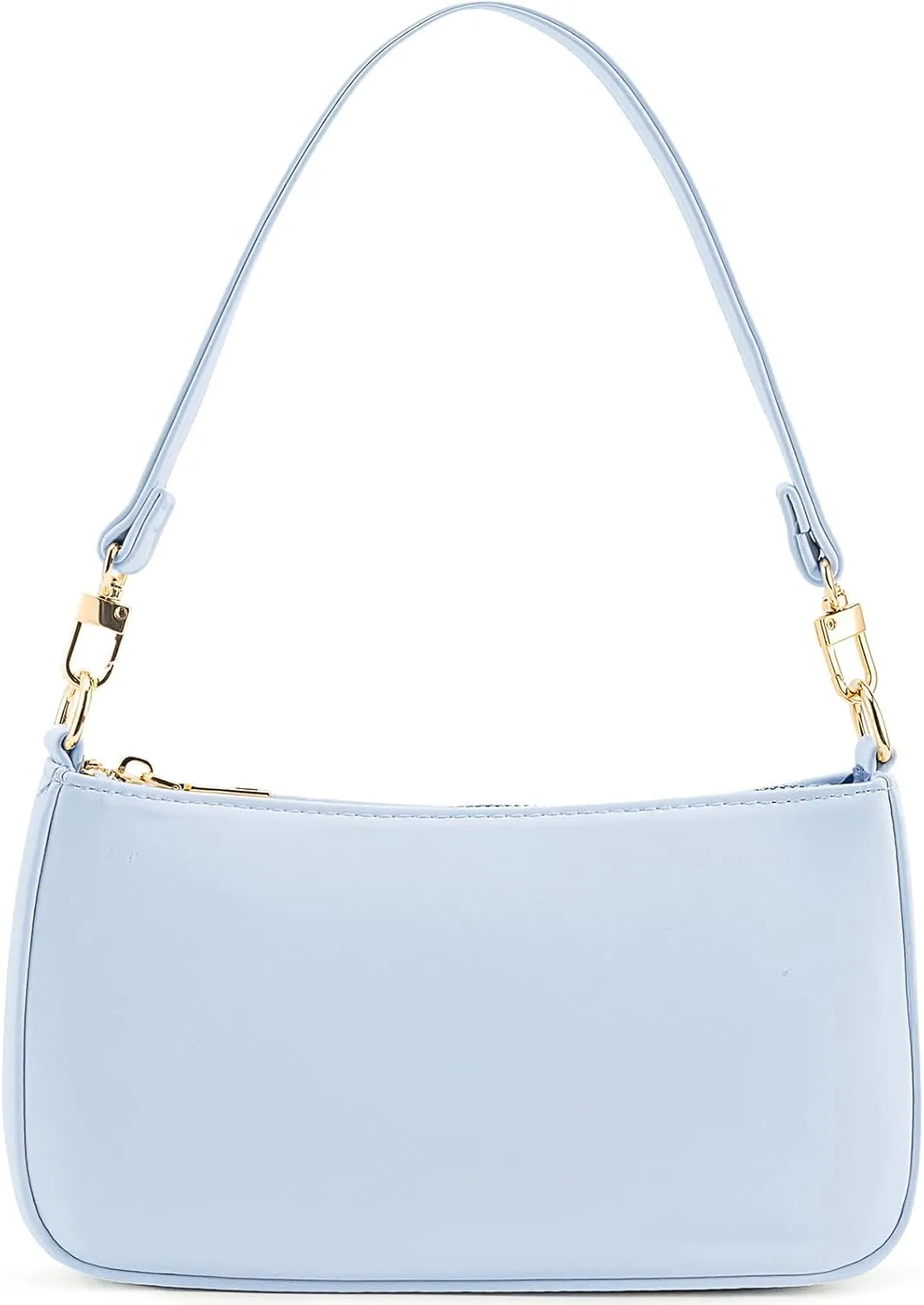 NIUEIMEE ZHOU Shoulder Bag for Women Retro Vegan Leather Classic Clutch Tote HandBags Purses with Zipper Closure