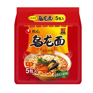 Nongshim Oolongmen Udon Soup Flavor Instant Noodles - 120g x 5 Packs