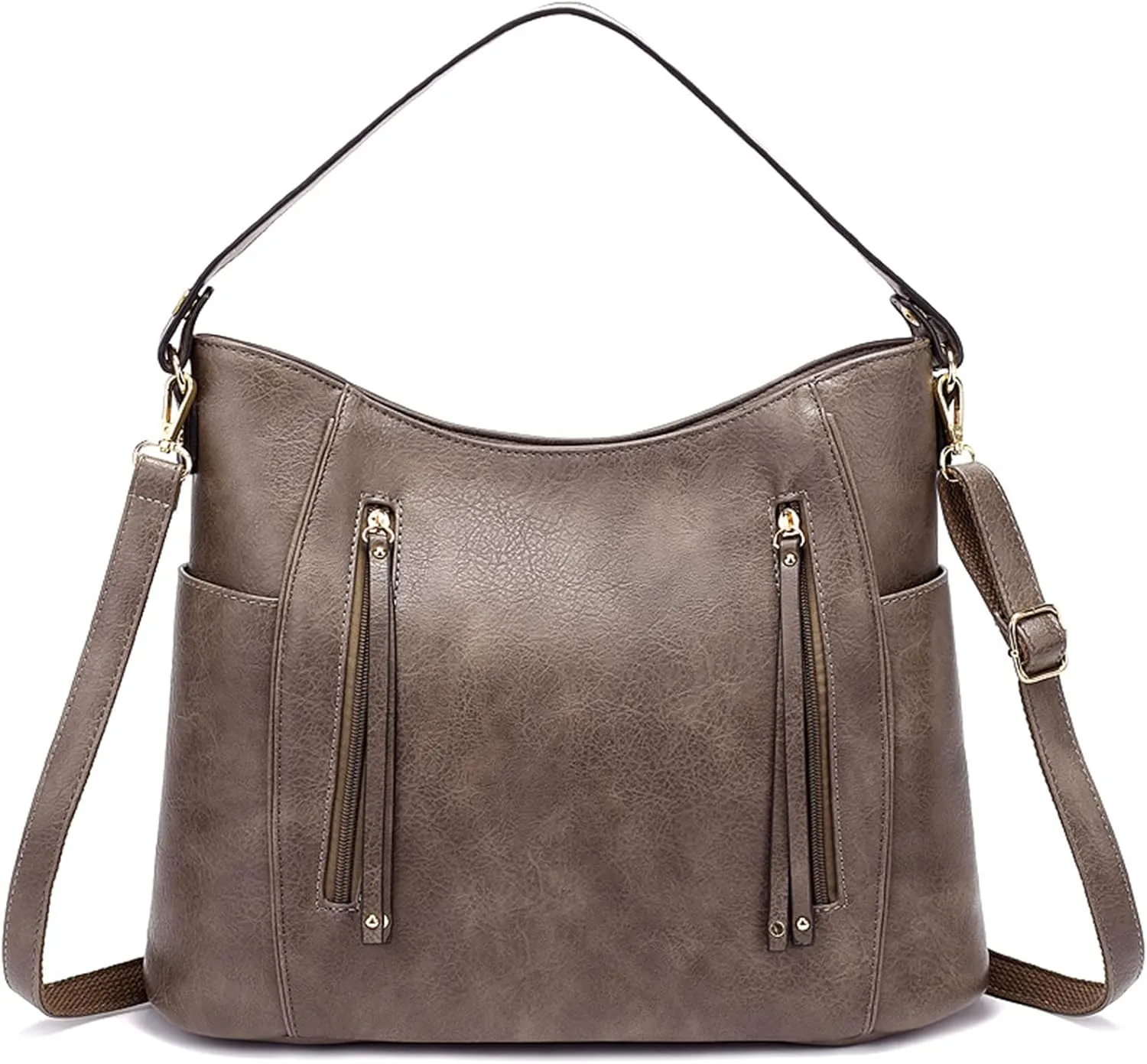 NOTAG Womens Hobo Handbags PU Leather Shoulder Bags Fashion Top Handle Purses Large Crossbody Handbags