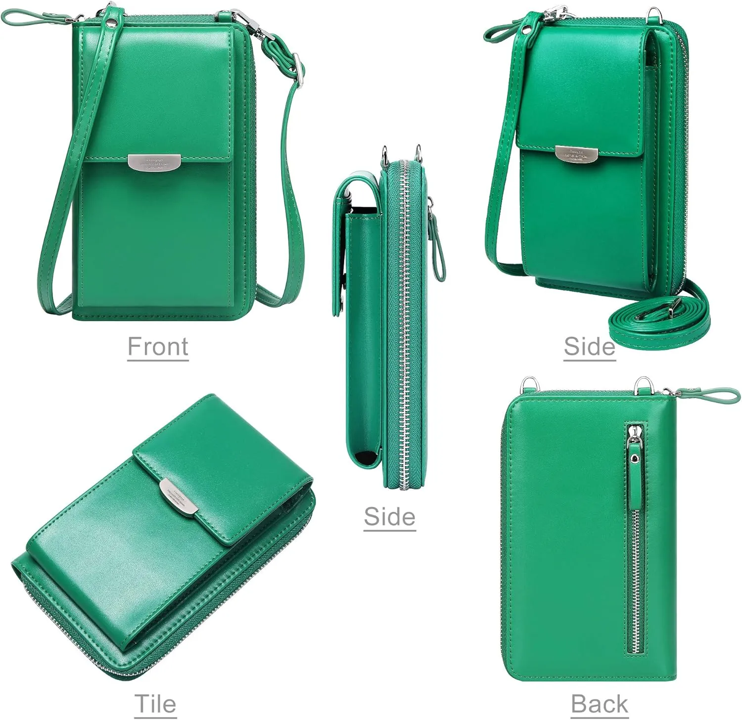 OIDERY Small Crossbody Phone Bags Cellphone Wallet Purse for Women with Credit Card Slots