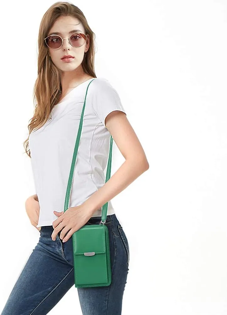 OIDERY Small Crossbody Phone Bags Cellphone Wallet Purse for Women with Credit Card Slots