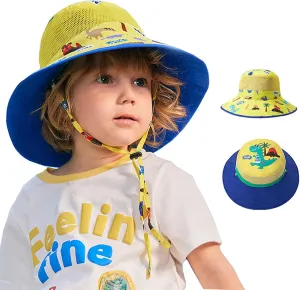 Outdoor Kids Sun Hat Boys Sun Hat Girls Beach Hat UPF 50  Kids Bucket Hat Wide Brim Kids Fishing Hat