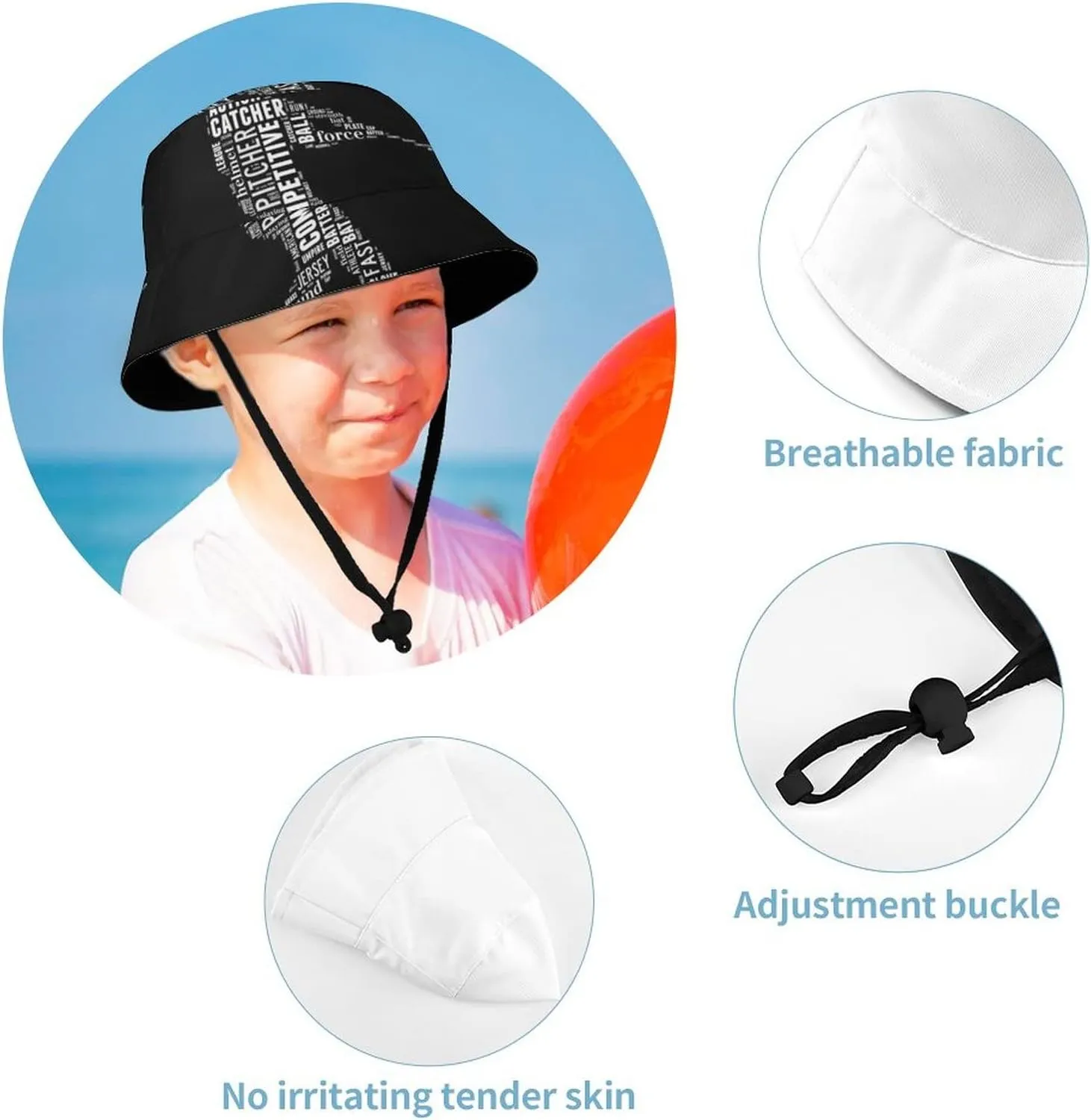 Oyihfvs Packable Fisherman's Hat Bucket hat, Unisex Sun Protection Wide Brim Fisherman Cap for Summer Outdoor Travel