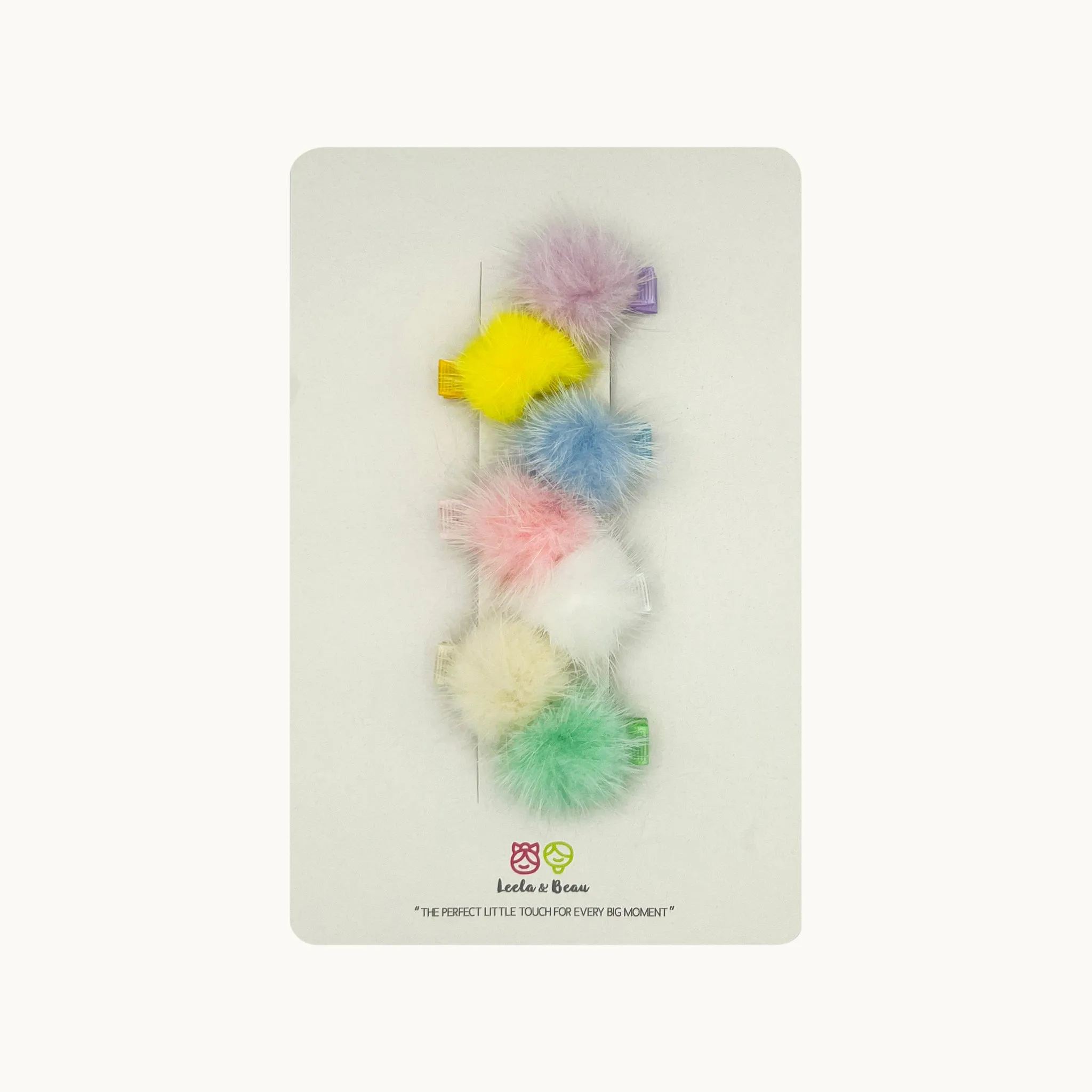 P. Pom-Poms (7-piece variety clip set)