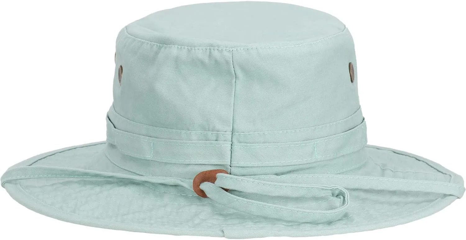 Panama Jack Women's Bucket Hat - Palm Print Underbrim, Packable, Adjustable, UPF (SPF) 50  UVA/UVB Sun Protection, 3" Brim
