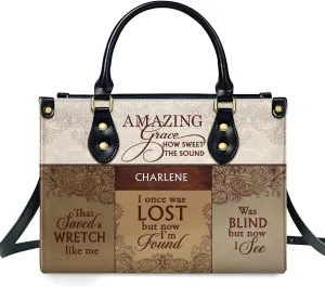 Personalized Leather Handbag For African American - Christmas Gifts For Women For Black Women