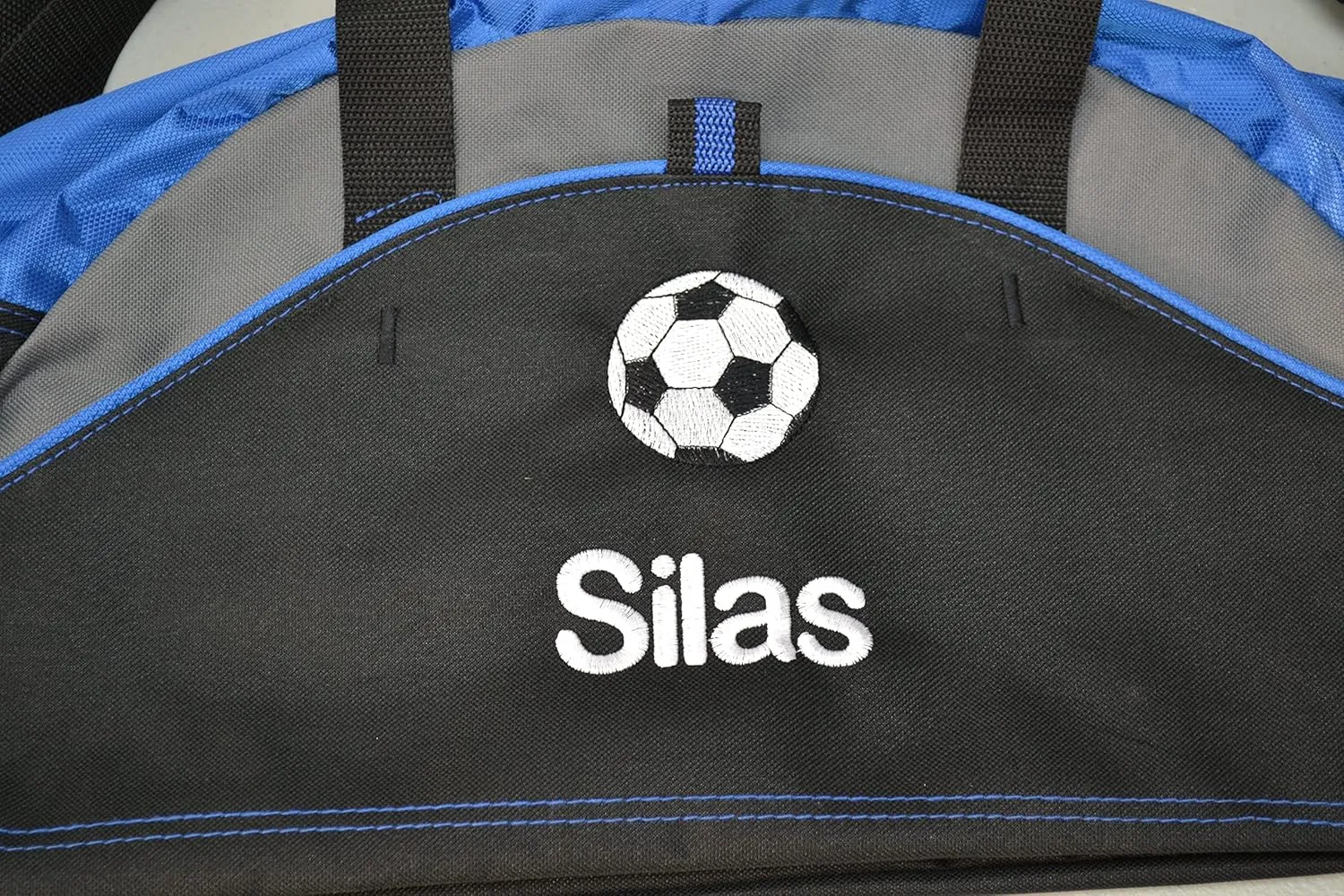 Personalized Soccer Duffel Bag, Men and Women, Sport Bag with Monogrammed Name, Red