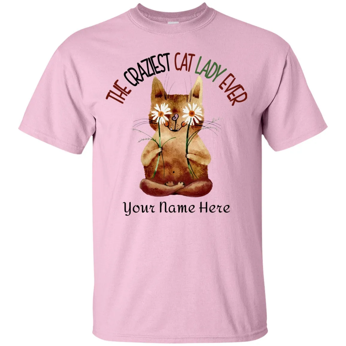 Personalized The Craziest Cat Lady Ever Shirts
