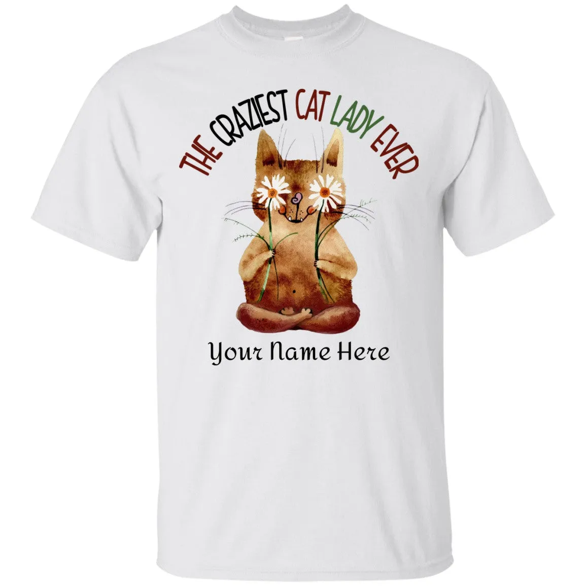 Personalized The Craziest Cat Lady Ever Shirts