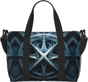 Physics Print print Crossbody Shoulder Bag Large Weekender Overnight Hand Bag Shopping Work Handbag