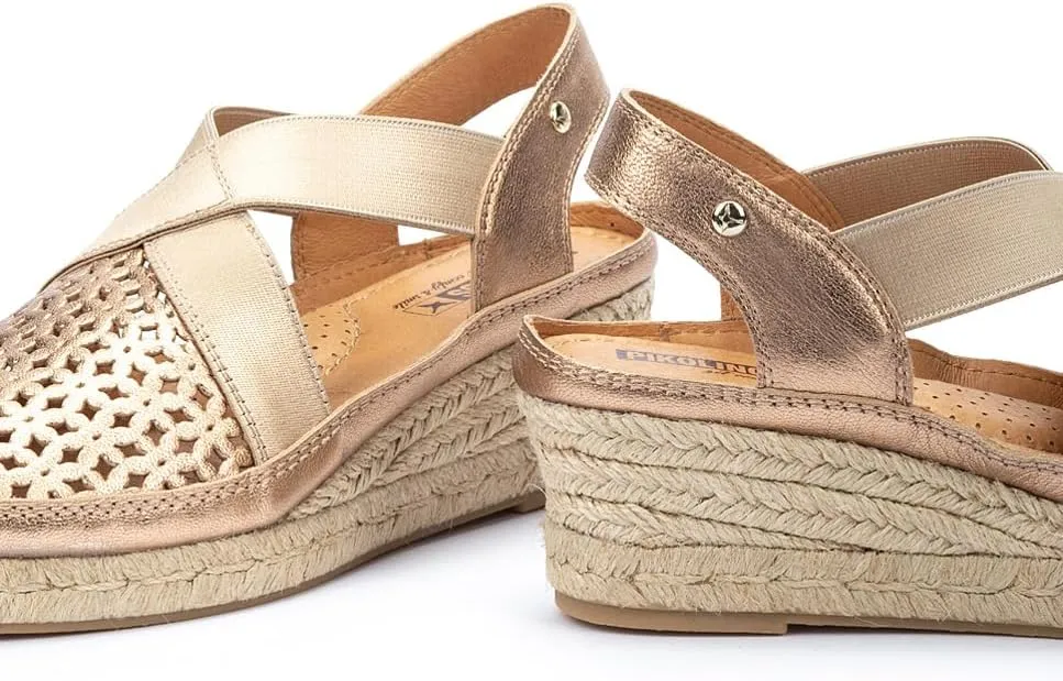 PIKOLINOS Wedge Sandals Leather Benidorm for Woman