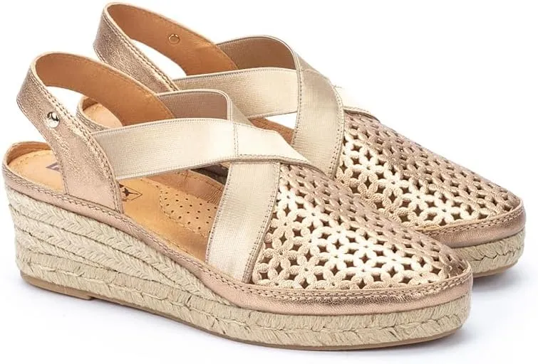 PIKOLINOS Wedge Sandals Leather Benidorm for Woman
