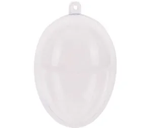 Plastic Egg Shape 80mm Pack of 10