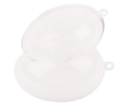 Plastic Egg Shape 80mm Pack of 10