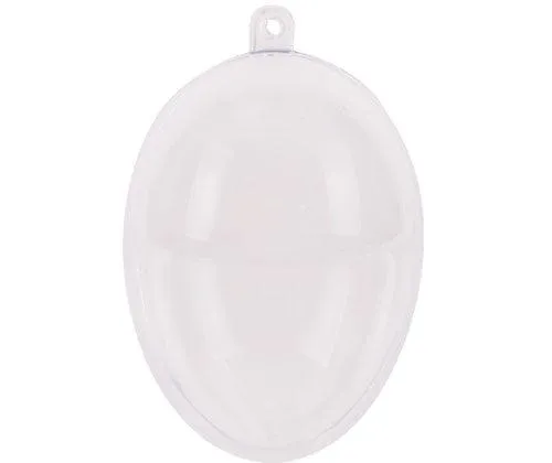 Plastic Egg Shape 80mm Pack of 10
